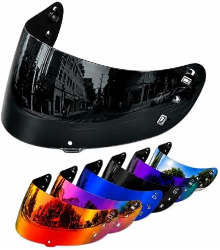 ICON IC04 Airframe Pro Airmada Airform Motorcycle Helmet Shield Uv Protection Motorcycle Visor Lens Helmets Accessories (Smoke) : Automotive