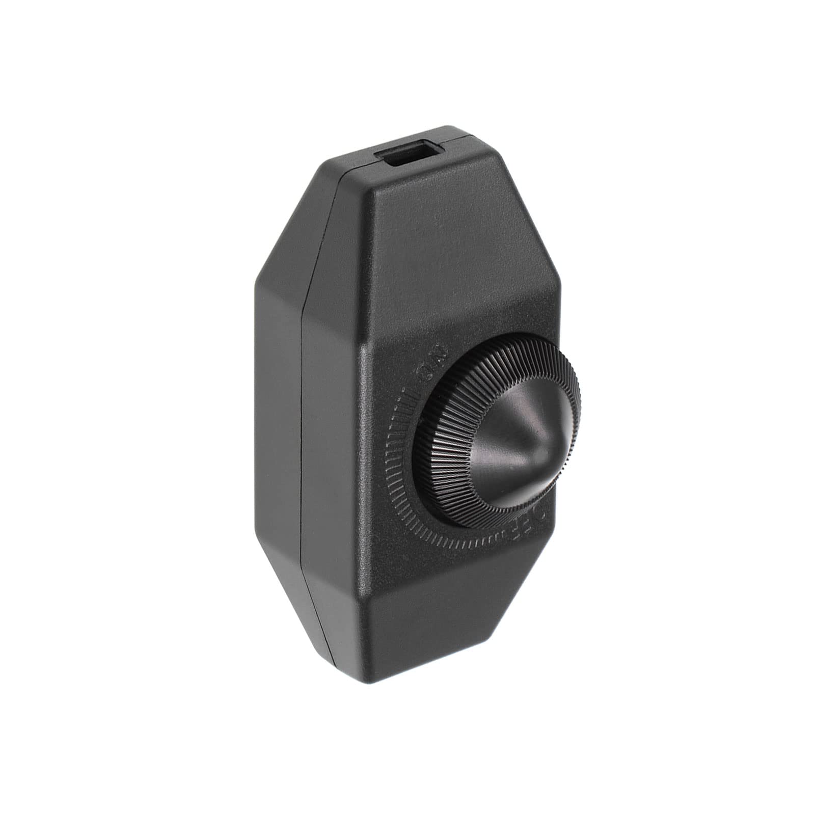 Rebower Rotary Cord Switch AC 250V 2A Slide Control 100W Lamp Dimmer Switch, [for Home Lighting] - 2.8x1.3 Inch/Black