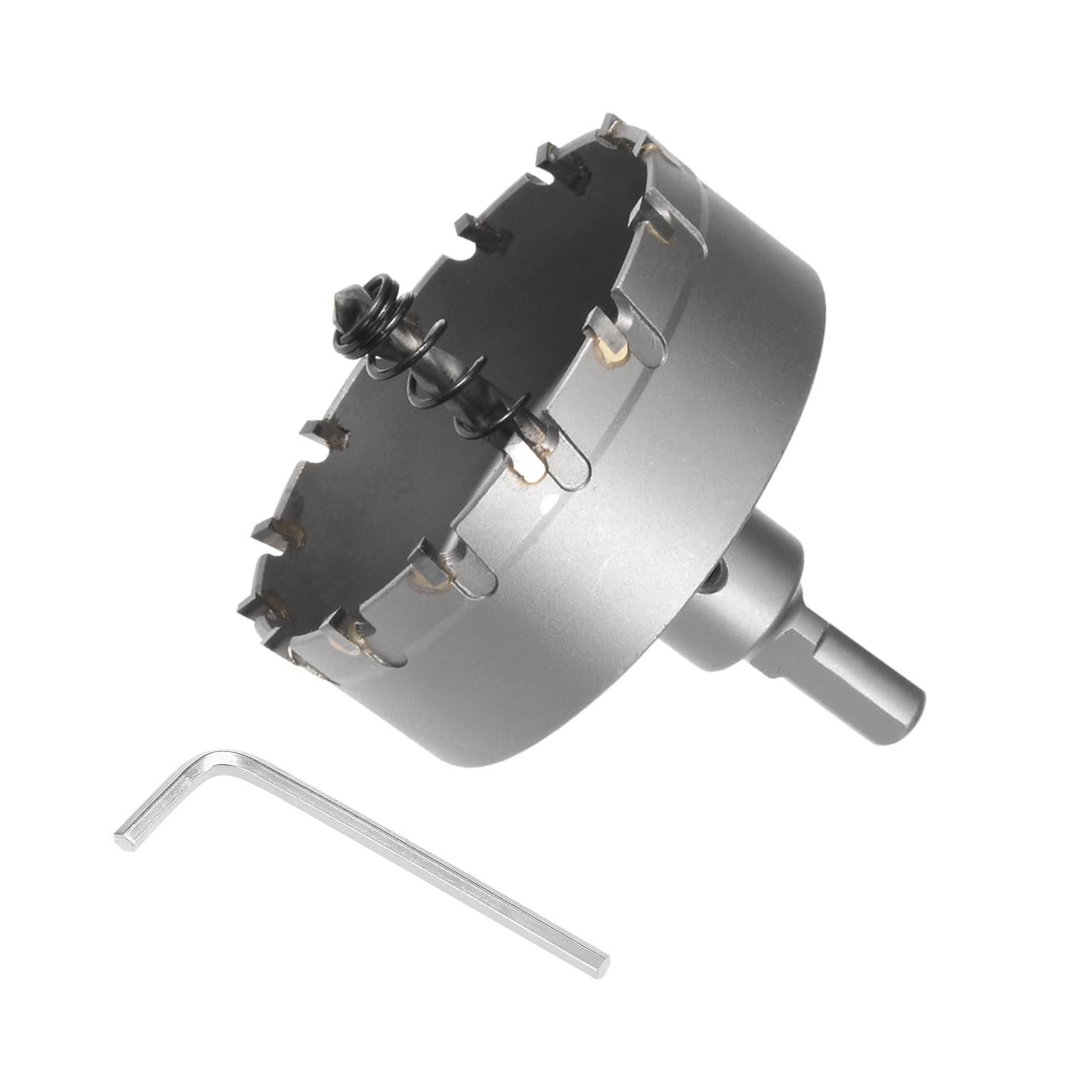 CoCud Carbide Hole Saw, 3 Inch/75mm Diameter, Metal Steel Hole Cutters Drill Bits - (Applications: for Metal Wood), 1-Pieces