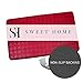 Sweet Home Collection Memory Foam Anti Fatigue Kitchen Floor Mat Rug, Diamond Red, 30
