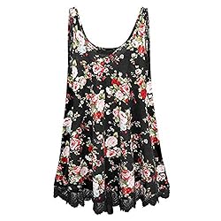 TWGONE Sleeveless Blouses for Women Ladies Summer