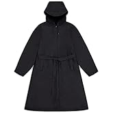 RAINS A-Line Longer Jacket, Elegant and Lightweight Raincoat for Women - Waterproof, Windproof, & Breathable