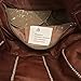 maisonmarrakech Handmade Leather Footstool Marrakech Tan Brown with White Stitching Unstuffed 23