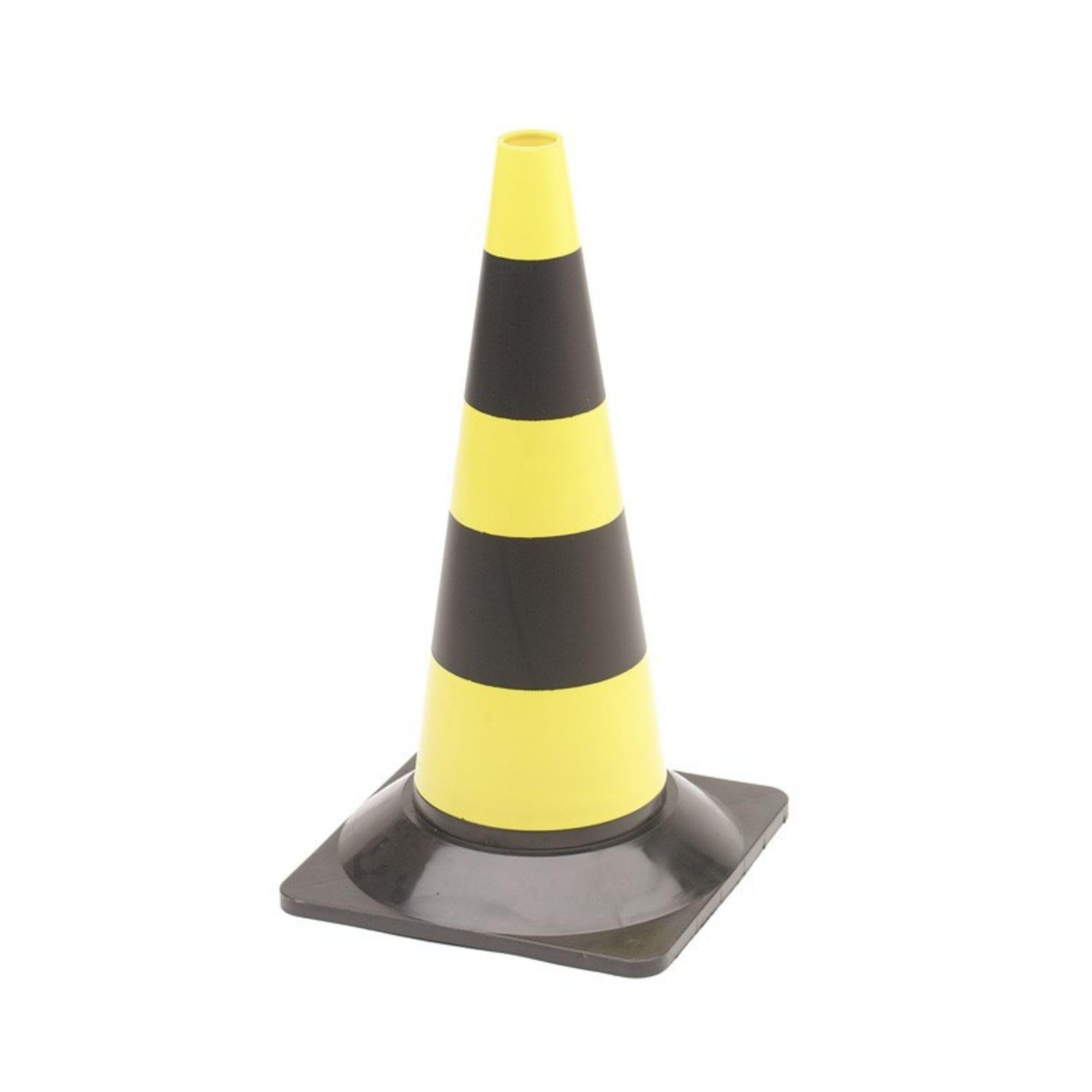 PEREL - 1189-50 traffic cone, 50 cm length, yellow/black 138879