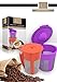 mzos- Reusable K Carafe & K Cup Coffee filter for Keurig 2.0. K200, K300, K400, K500 Series. 2 pcs