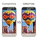 Yeslike HZGOTech Screen Protector Compatible for iPhone 7, HD Clear Super Strong 9H Hardness, 2 Pack Full Coverage Tempered Glass Screen Protector.