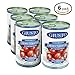 Giusto Sapore All Natural Italian Cherry Tomatoes Pomodorini -14oz- Premium Gourmet Gluten Free Fat Free Non GMO Brand - Imported from Italy and Family Owned - 6 Pack