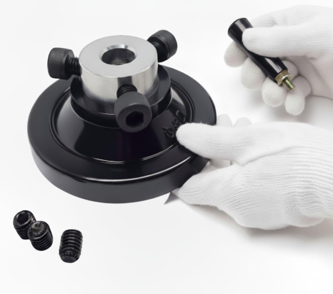 Ultimate Handwheel Born for Easiest Installation | OD 3.15 Inch | Can be mated Rightaway with shafts from 0 to 1/2" Diameter | Parts of Machines Such as Table Saw Band Saw milling Drill Press Lathe