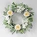 Sunm Boutique 3 Pcs Artificial Lamb's Ear Leaf Artificial Greenery Flocked Lambs Ear Leaves in Silver Green for Christmas Festival Wedding Garden Centerpieces Bouquet Floral Arrangement