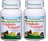 Planet Ayurvda Triphala Guggul - Herbal Tablets, 100% Natural and Pure - 2 Bottles(Each Bottle contains 120 tablets)