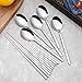 Brightbuy 5 set Chopsticks Spoon, Reusable Metal Stainless Steel Korean Chopstix Spoon Set Utensils Silverware Flatware Tableware