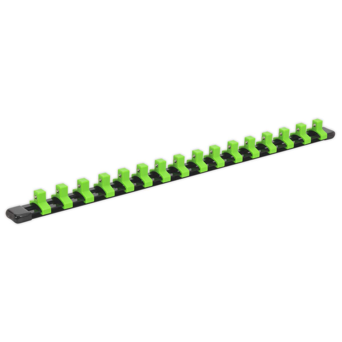 Sealey Ak27053Hv Socket Retaining Rail with 16 Clips 3/8in Sq Drive