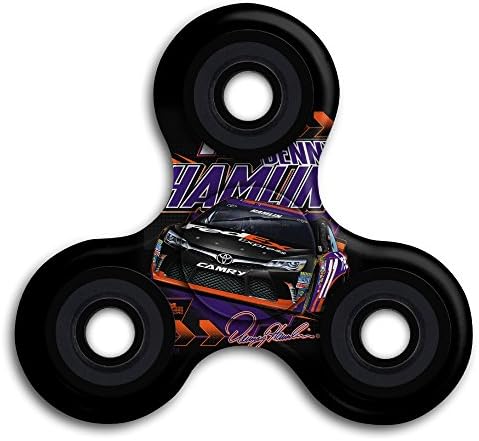 Denny Hamlin FedEx Chassis 2 Spot ADHD Finger Spinner Anxiety Stress Relief Toy For Children And Adults