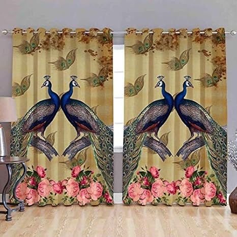 Buy Ultica Fab Digital Printed Curtains Set Of 1 Piece Room Eyelet
