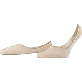 FALKE Men's Step Medium Cut No Show Socks, Sustainable Cotton, Beige (Sand Melange 4650), 9.5-10.5, 1 Pair