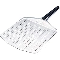Ooni 14” Perforated Pizza Peel – Metal Pizza Peel 14 Inch, Pizza Spatula Paddle, Lightweight Pizza Turning Peel with Long Han