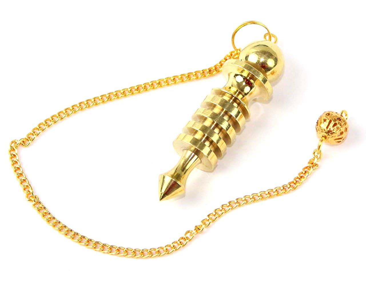 Jet International Top Class 4 Plate Ring Gold Plated Metal Isis Pendulum Healing Dowsing A++ Metaphysical Spiritual Answers