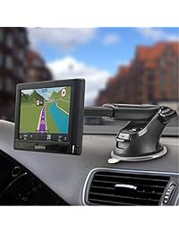 GPS Dash Mount, APPS2Car Dashboard Parabrisas Soporte de succión pegajoso con brazo manual telescópico semiautomático de operación adicional Soporte de reemplazo adicional para Garmin Nuvi Dezl DriveSmart StreetPilot