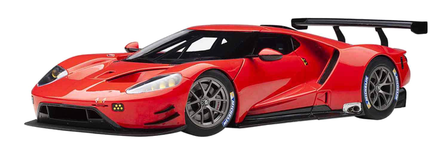 AUTOart Ford GT Le Mans Plain Color Version Red 1/18 Model Car 81811
