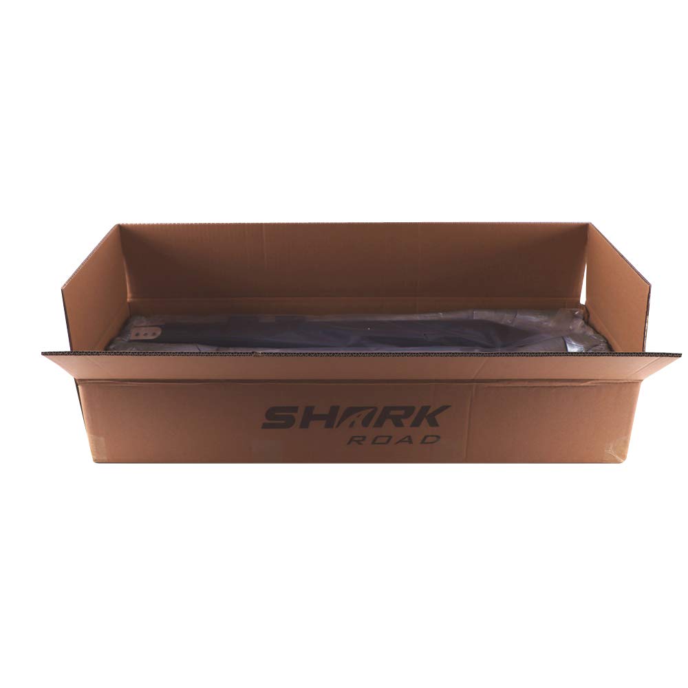 SHARKROAD “No Baffle Inside” Super Loud Version Black 4.5” Slip On Mufflers Exhaust Pipe for 2017-2020 Harley Touring Road King Steet Glide Baggers,Triple Steps Muffler for Better Performance