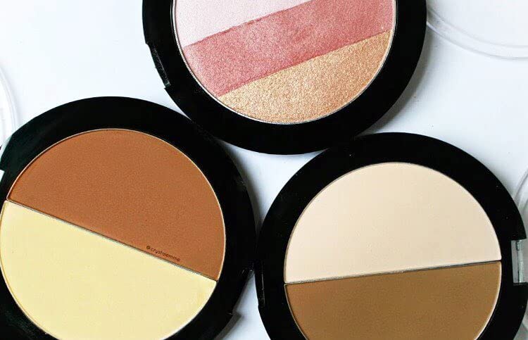 wet n wild MegaGlo Illuminating Blush Makeup Powder Palette, Catwalk Pink, Highlighter Face Make Up