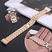 bayite Bling Bands Compatible Fitbit Charge 2, Replacement Metal Bands with Rhinestone Bracelet, Rose Gold