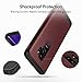 Caseology Legion for Galaxy S9 Plus Case (2018) - Reinforced Protection - Burgundy