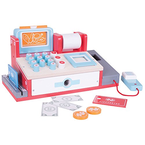 Bigjigs Toys Supermarktkasse – Bild 4