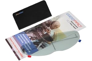 RVBASICS Photochromic and Anti-Fog Film for Motorcycle Helmet Visor Helmet Shield Insert Lens Transitional Visor Film from A Clear to A Indigo Tint,Stay Transparent Indoors,Darken in the Sun,Visual Comfort
