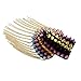 KODORIA Pair Shoulder Epaulettes Badge Tassel Chain Shoulder Brooch Epaulet Emblem Suit Badges