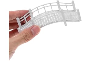 Small Bridge with Micro Landscape - Vintage Style Tiny Bridge for Outdoor Garden Decor Fairy Garden and Micro Landscape Decor