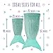 PixieCrush Mermaid Tail Blanket for Teenagers/Adults & Kids Thick, Plush Super Comfy Fleece Snuggle Blanket with Double Stitching, Keep Feet Warm (Small, Shiny Green)