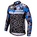 sponeed Mens Bike Jersey Pants Padded Cycle Wear Road Moutain Biking Gear Cycling Apparel US M Multi Blue