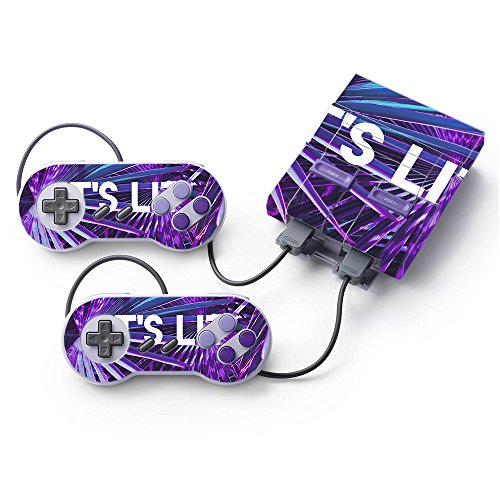 MightySkins Skin Compatible with Nintendo Super NES Classic - Its Lit | Protect…