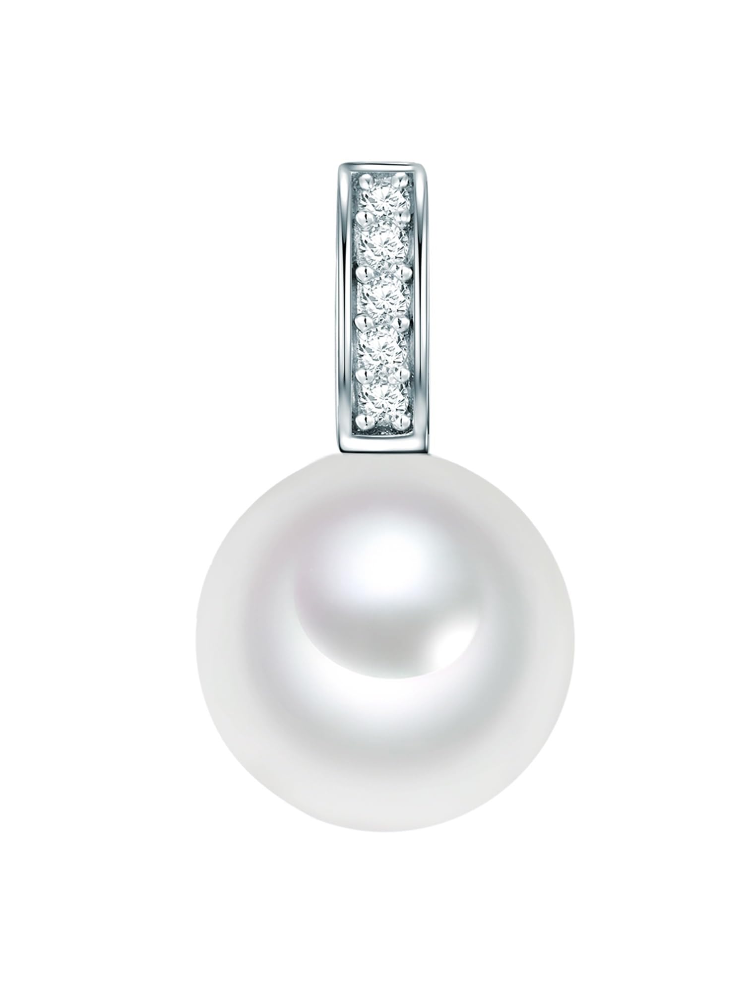 Rafaela Donata Female 925/- Sterling Silver Facetted Zirconia (CZ) Organic pearls Pendant