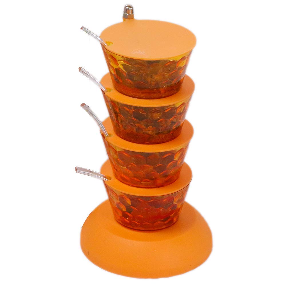 Kwitron® 4 in 1 Multipurpose Rotating Pickle Tower Container for