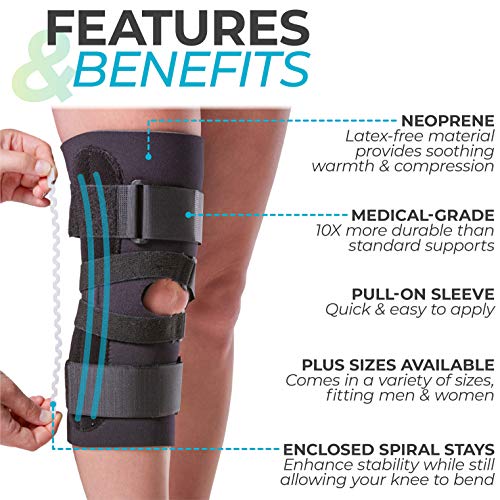 BraceAbility J Patella Knee Brace Lateral Patellar Stabilizer with