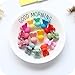 Fireboomoon 30pcs Girls Rabbit ears Shaped Mini Hair Claws Hair Bangs Hair Pin For Little Girls Mix Colored mini jaw clips,bows for girls,mini hair claws,goody barrettes,claw clip,hair claws for girls