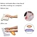 Keyboard & Mouse Wrist Rest Pad,LITOP Non Slip Silica Gel Soft to the Touch Support for Office,Computer,Laptop & Mac - Durable & Comfortable & Lightweight for Easy Typing & Pain Relief,New Bread Shape