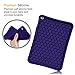 Fintie iPad 9.7 2018 2017 / iPad Air 2 / iPad Air Case - [Honey Comb Series] Light Weight Anti Slip Kids Friendly Shock Proof Silicone Protective Cover for iPad 6th / 5th Gen, iPad Air 1 2, Navy