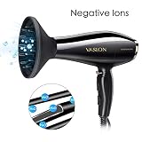 Tourmaline Ceramic Ionic Professional Hair Blow Dryer, 1875W AC Motor Powerful Fast Dryer for Salon Styling with Diffuser, Comb pik & Concentrator
