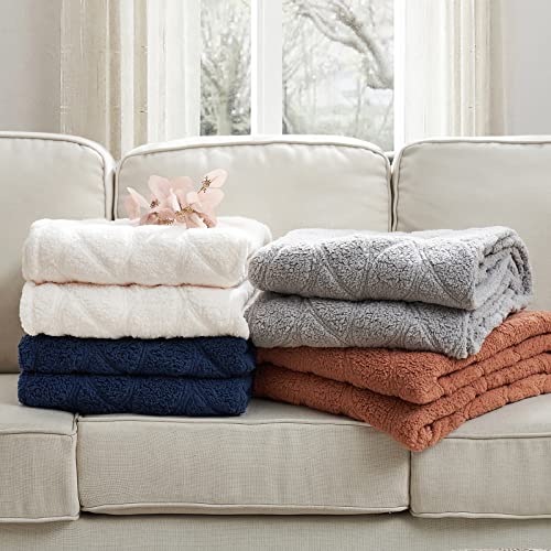 Cozy Bliss Sherpa Throw Blanket 50