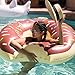 Floatie Kings Chocolate Frosted Donut Pool Float - Giant Premium Inflatable