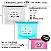 Shark Lock Silicone Food Storage Bag (6 Bags) 2 New 10 Ounce Silicone Snack Bags, 2 Med Reusable Sandwich Bags, 2 Large Reusable Silicone Food Bag, Silicone Storage Bags Reusable