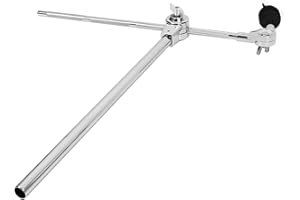 Veemoon Adjustable Cymbal Boom Arm Drum Mounted Small Cymbal Holder Alloy Extension Arm Universal Drum