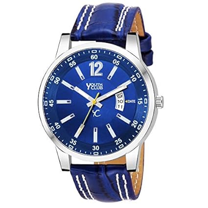 Youth Club DD-322BLU All New Blue Date Functioning Watch - for Men