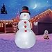Holidayana Christmas Snowman Inflatable Decor - 15 Ft. Snowman Christmas Inflatable Decor with Interior Lighting, Built-in Fan, and Anchor Ropes