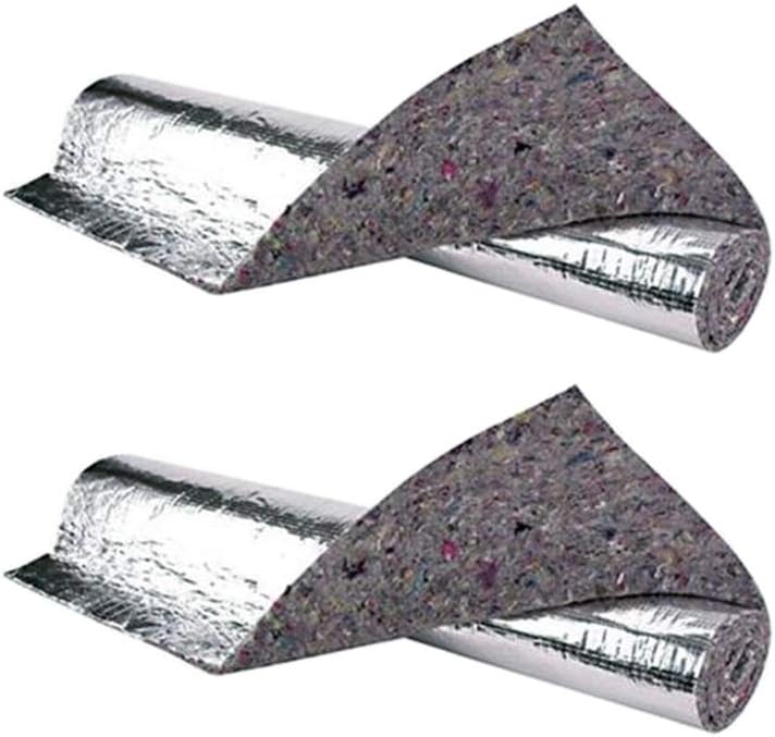 Aluminized Heat and Sound Insulation Shield, Pair, 4 x 6 Foot Sheets