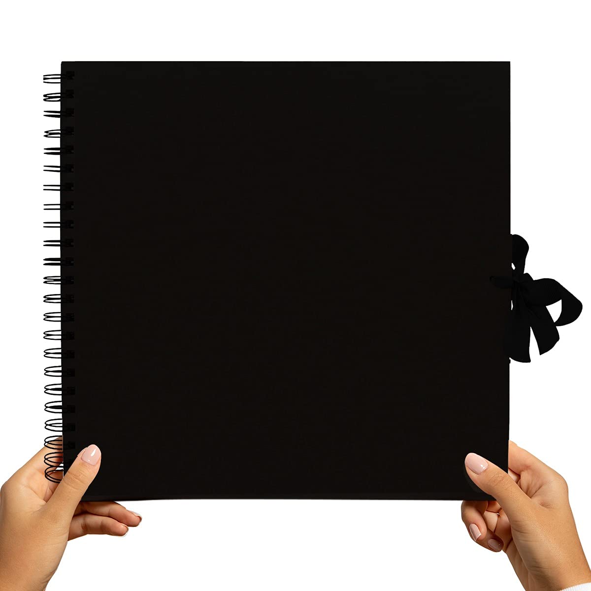 Styloo Square Black Scrapbook Photo Album 40 Sheets 30X30 cm Craft Paper, Scrapbooking, Arts and Craft Projects (Large, Black)