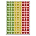 ONUPGO Pack of 2340 Happy Face Stickers Incentive Stickers, 19mm Round Behavior Sticker Circle Dots Labels Labels, Great for Teachers, Parents, Arts, Crafts, Reward Charts